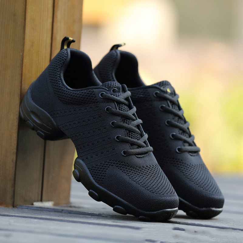 Zapatillas deportivas ligeras de malla con suela blanda para hombre