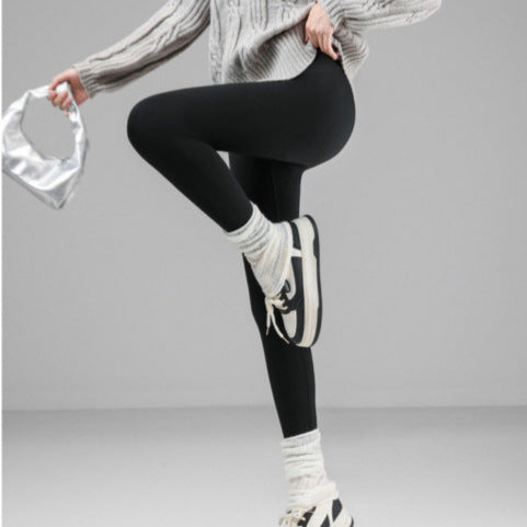 Autumn/Winter Fleece-Lined Thickened Butt-Lifting Slimming Outerwear Yoga Leggings