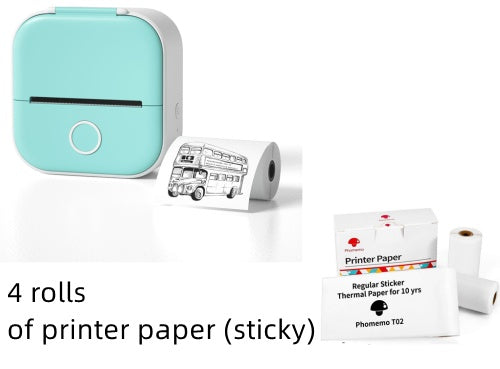 Mini impresora térmica portátil de etiquetas, impresora de fotos para el hogar, impresora de preguntas incorrectas para estudiantes, mini impresora de etiquetas compatible con Bluetooth, etiqueta de precio