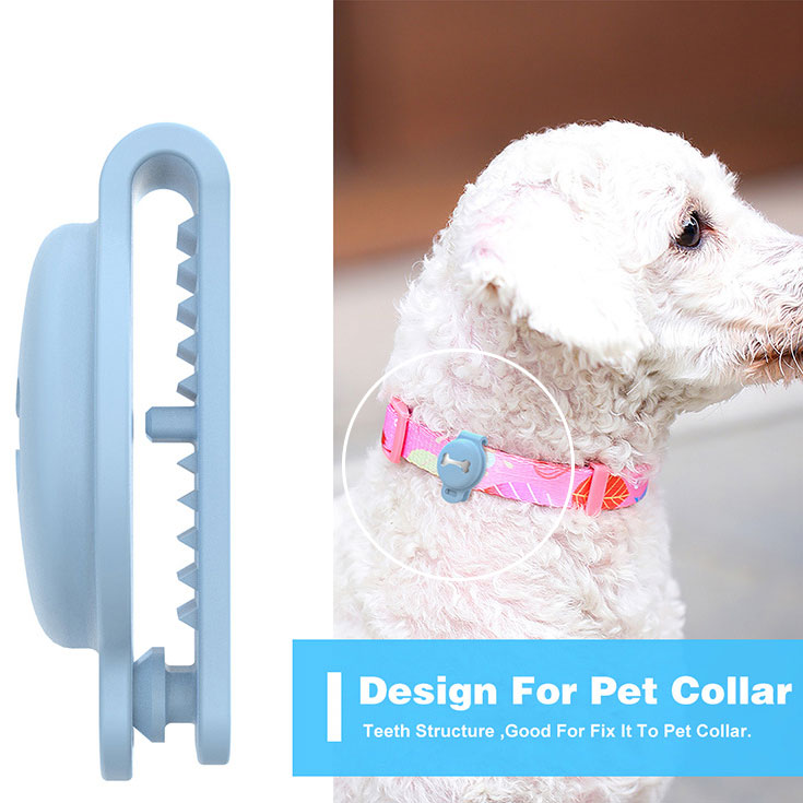 Funda protectora de silicona para localizador antipérdida y rastreador de mascotas