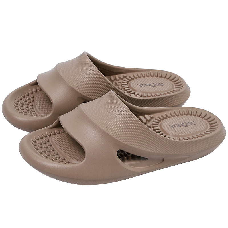 Zapatillas de baño para hombre, antideslizantes, antiolor y con masaje de pies.