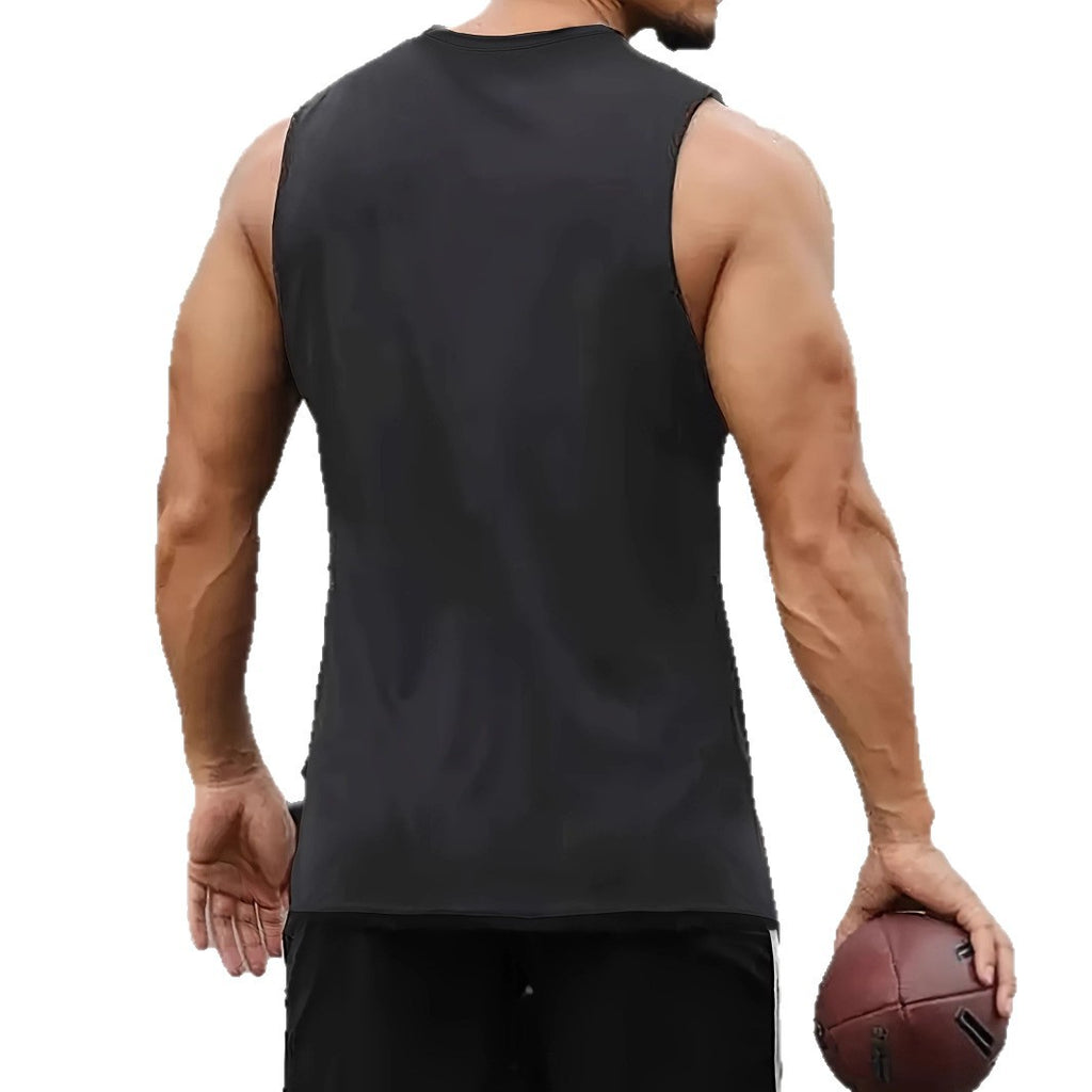 Mens Fashionable Casual Printed Sleeveless Vest