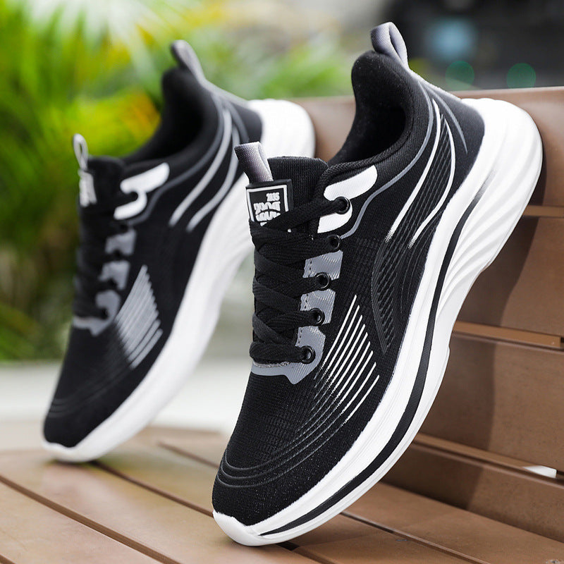 Zapatos para hombre transpirables, de suela blanda, ligeros, deportivos y casuales.