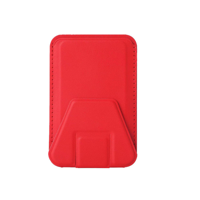 Soporte para teléfono móvil, tarjetero, tarjetero plegable, adhesivo para tarjetas, tarjetero magnético multifuncional.