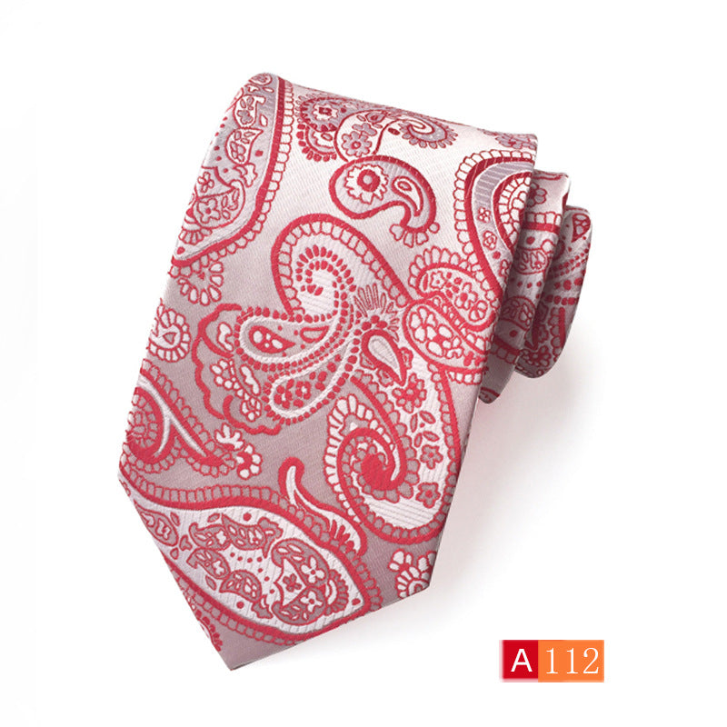 Corbata de jacquard de poliéster para hombre, informal y formal