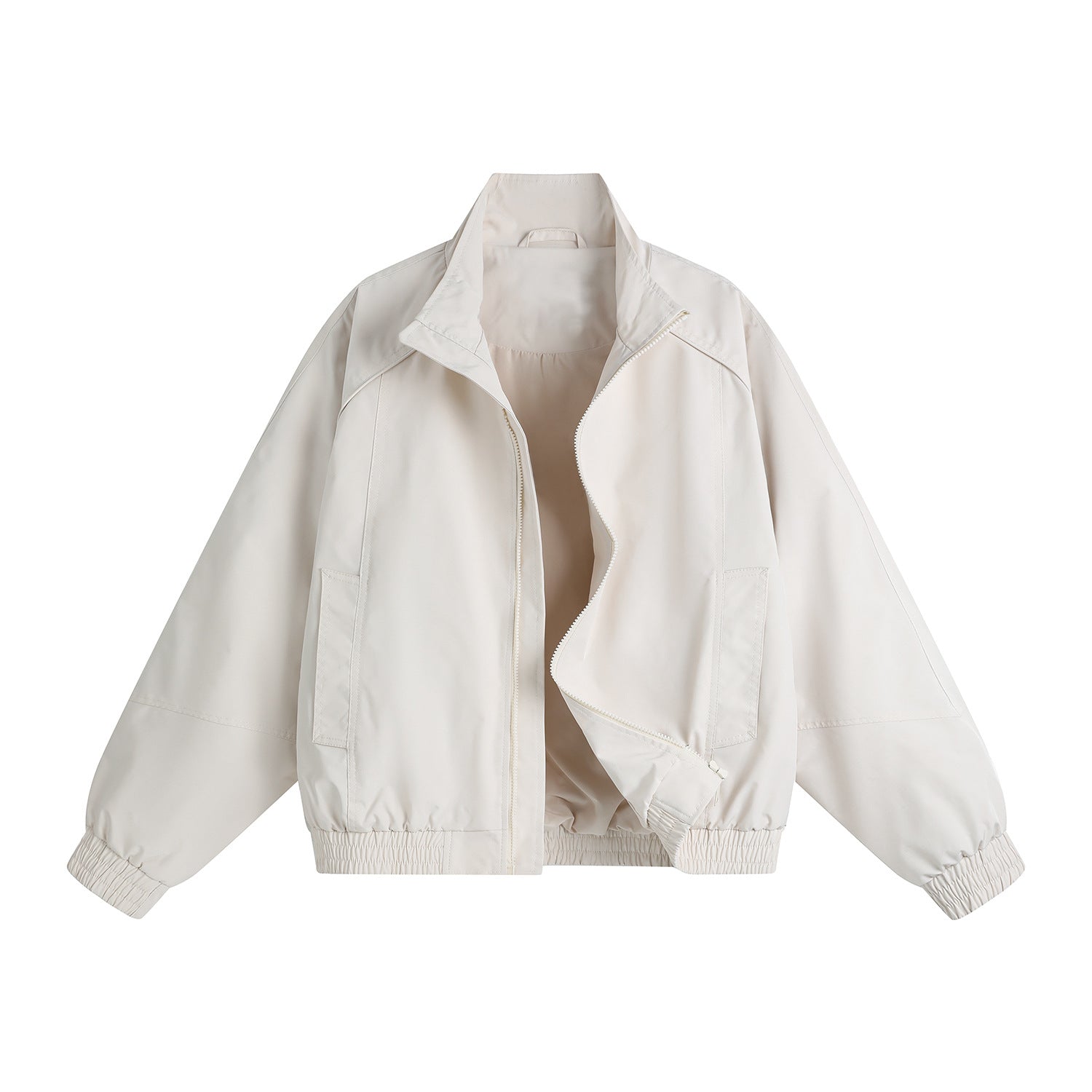 Loose-fit Plus-size Stand-collar Jacket Men's Outerwear Top