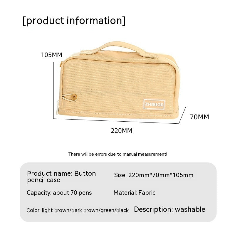 Estuche para lápices de gran capacidad y doble cara para estudiantes