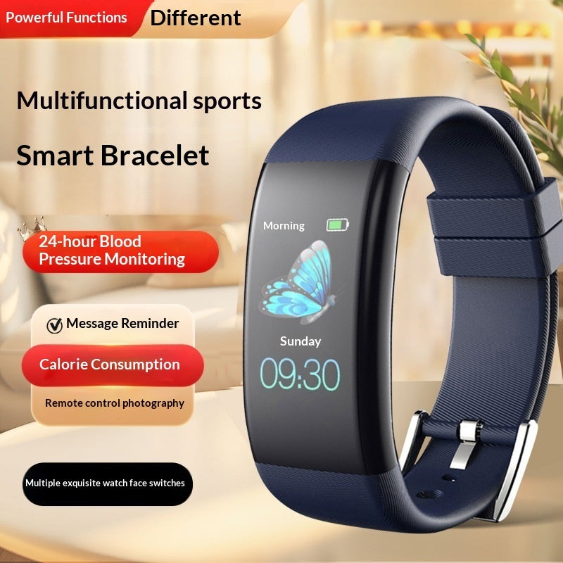 Reloj despertador inteligente con Bluetooth y podómetro multifuncional para fitness