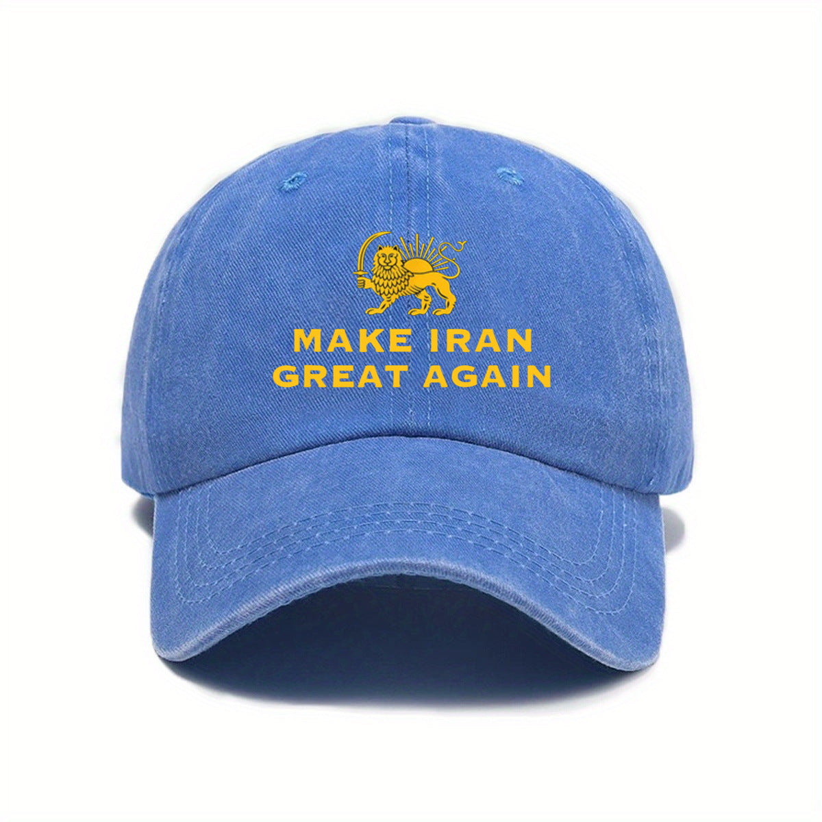 Washable Baseball Cap With A Curved Brimperfect For Spring And Summer Outdoor Sun Protection