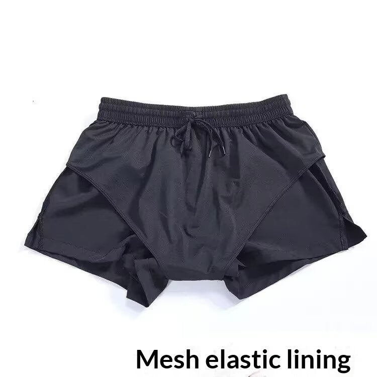 Pantalones cortos deportivos de secado rápido para entrenamiento de atletismo de verano