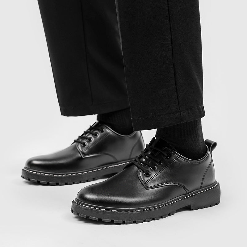 Botas bajas informales impermeables estilo Dr. Martens para hombre