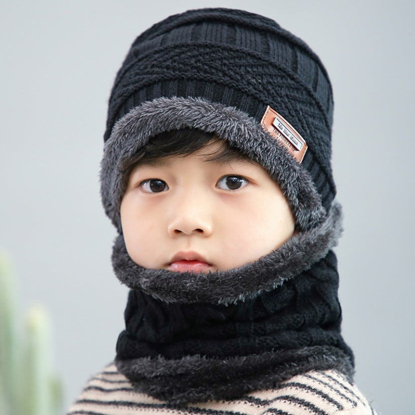 Gorro de punto cálido para niños