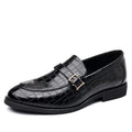 Zapatos casuales elegantes de cuero para hombre en tallas grandes