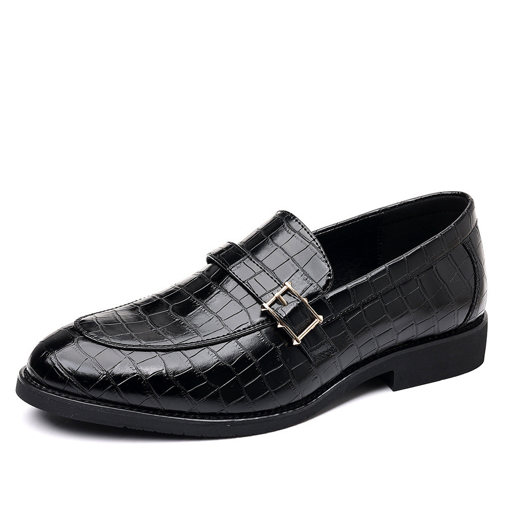 Zapatos casuales elegantes de cuero para hombre en tallas grandes
