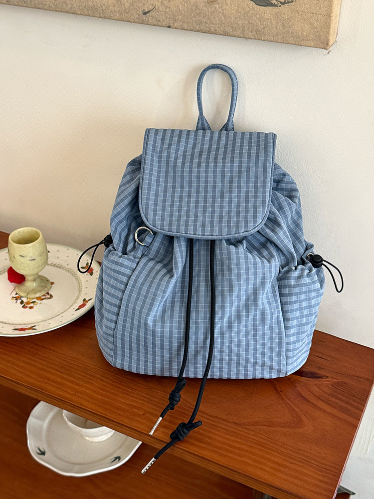 Mochila ligera de nailon estilo coreano para uso diario