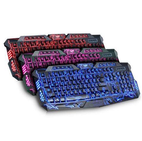 Teclado luminiscente