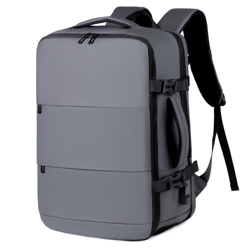Mochila de viaje con compartimento para zapatos de gran capacidad