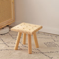 Solid Wood Personal Household Living Room Modern Minimalist Old-fashioned Small Bench