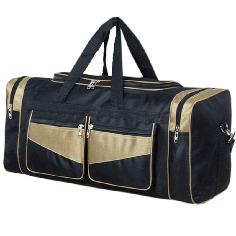 Bolso de mano portátil, sencillo y de gran capacidad para hombre
