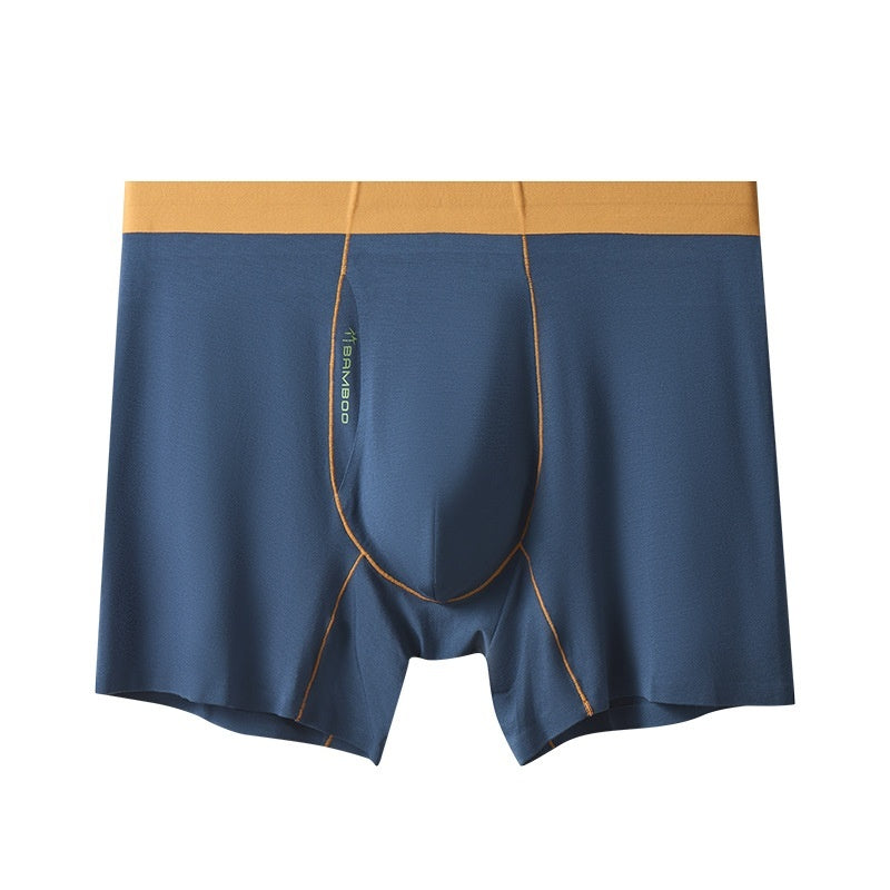 Ropa interior deportiva de fibra de pulpa de bambú para hombre de longitud extendida