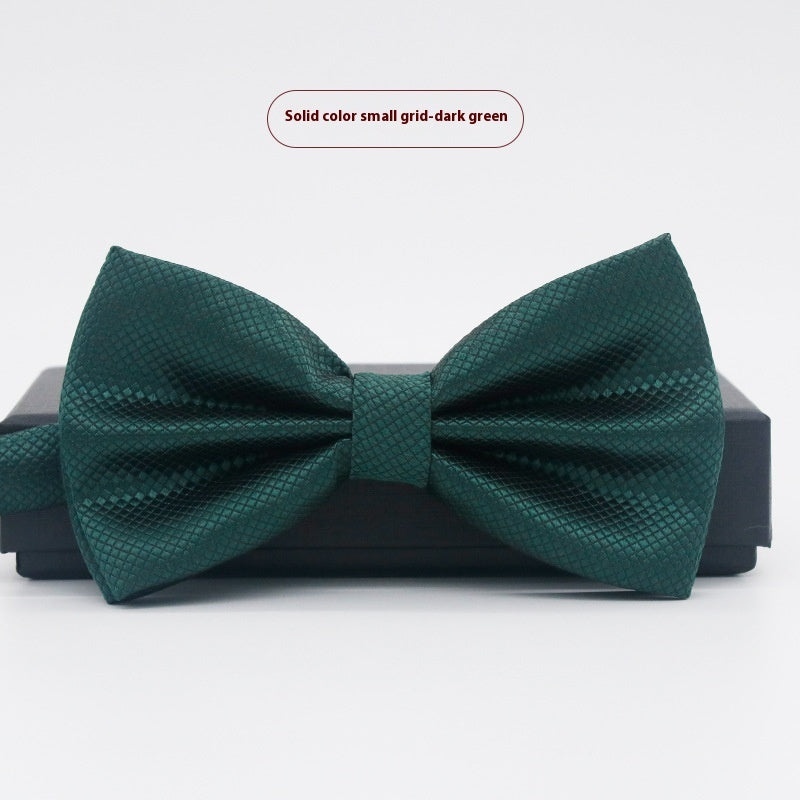 Corbata de lazo para novio, de color liso, para boda, negocios, informal, para hombre