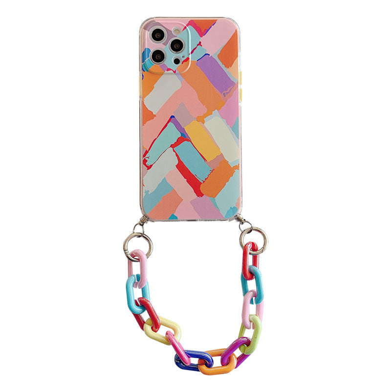 Funda protectora personalizada para teléfono móvil con pulsera