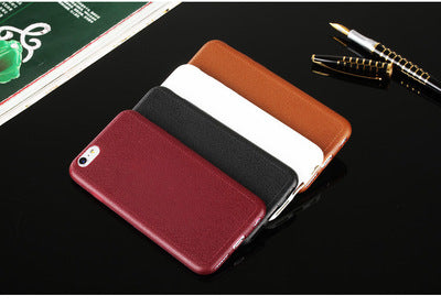 Funda de cuero para teléfono
