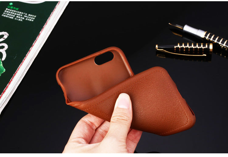 Funda de cuero para teléfono