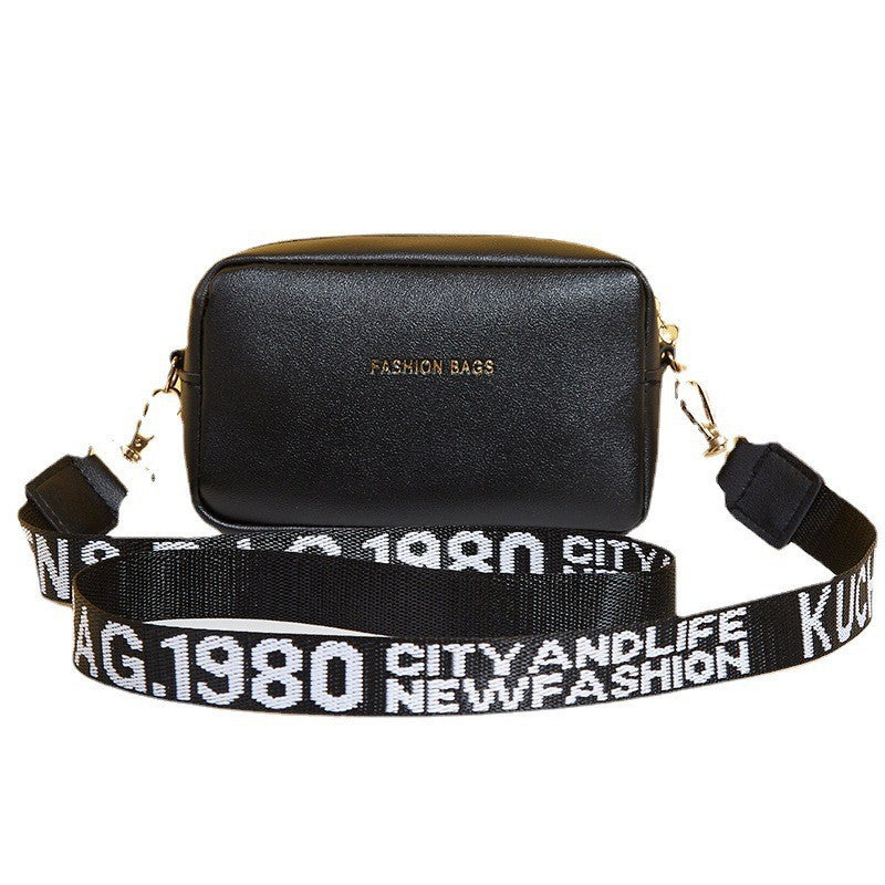 Bolso bandolera para mujer, estilo moderno y transfronterizo, con cremallera.
