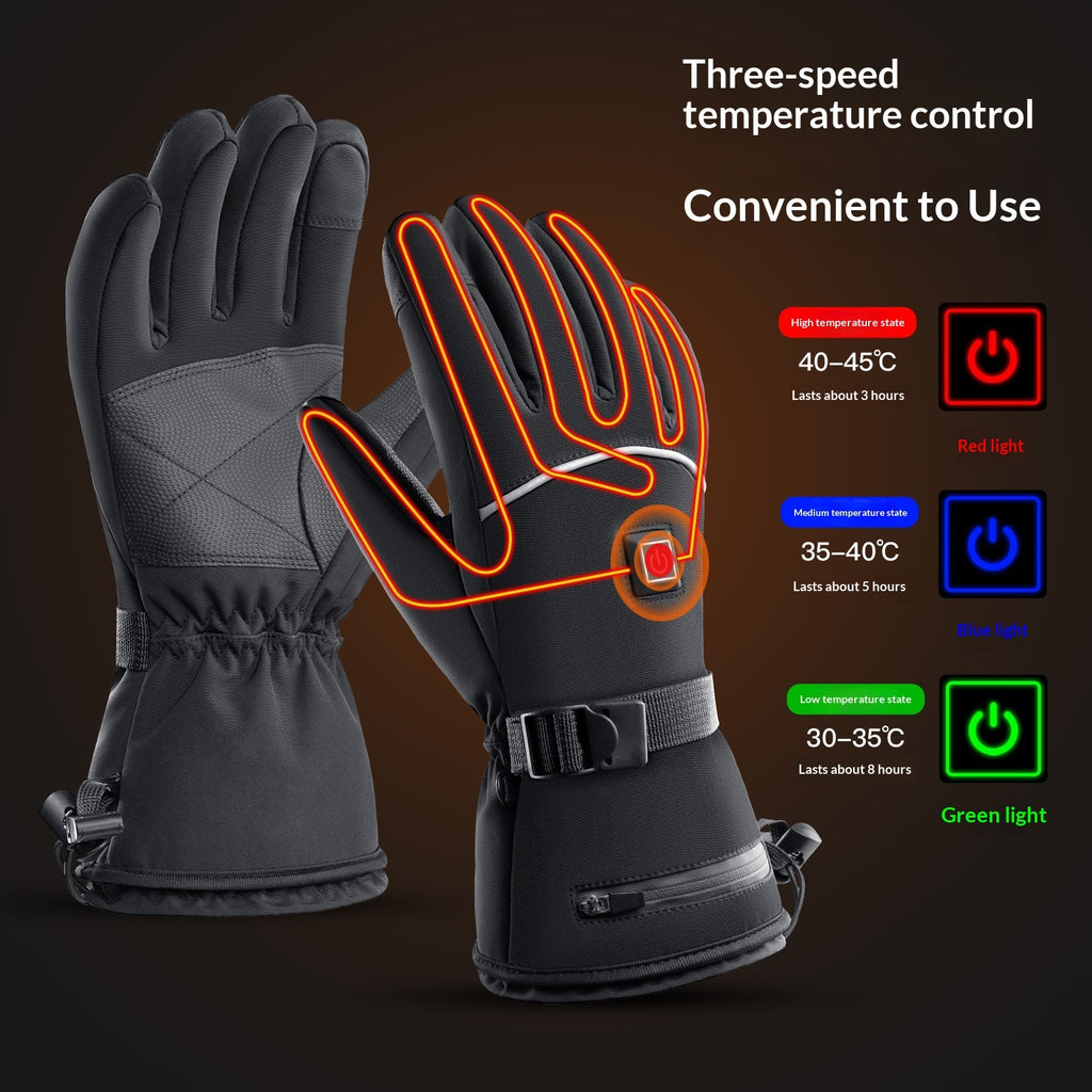Guantes cálidos de invierno para deportes al aire libre, ciclismo y esquí.