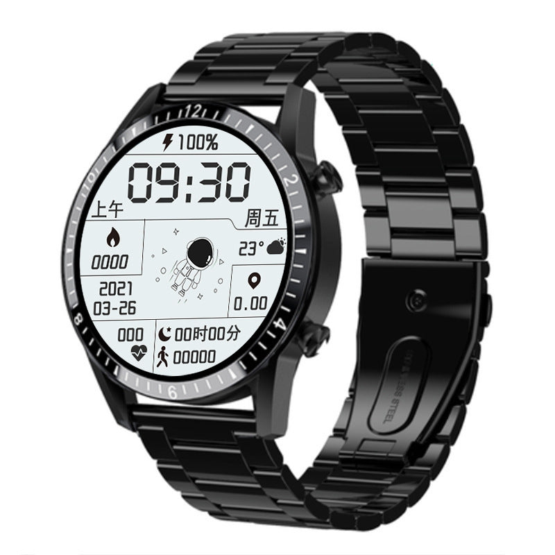 Reloj inteligente para adultos con monitorización de frecuencia cardíaca, seguimiento de actividad física y funciones de voz inteligentes.