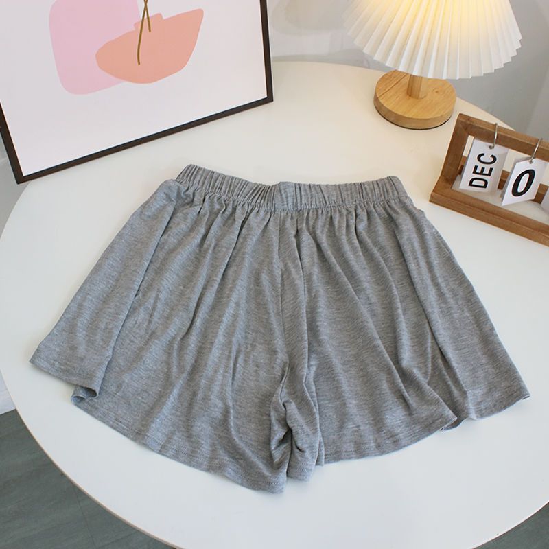 Falda-pantalón informal holgado de cintura alta para mujer