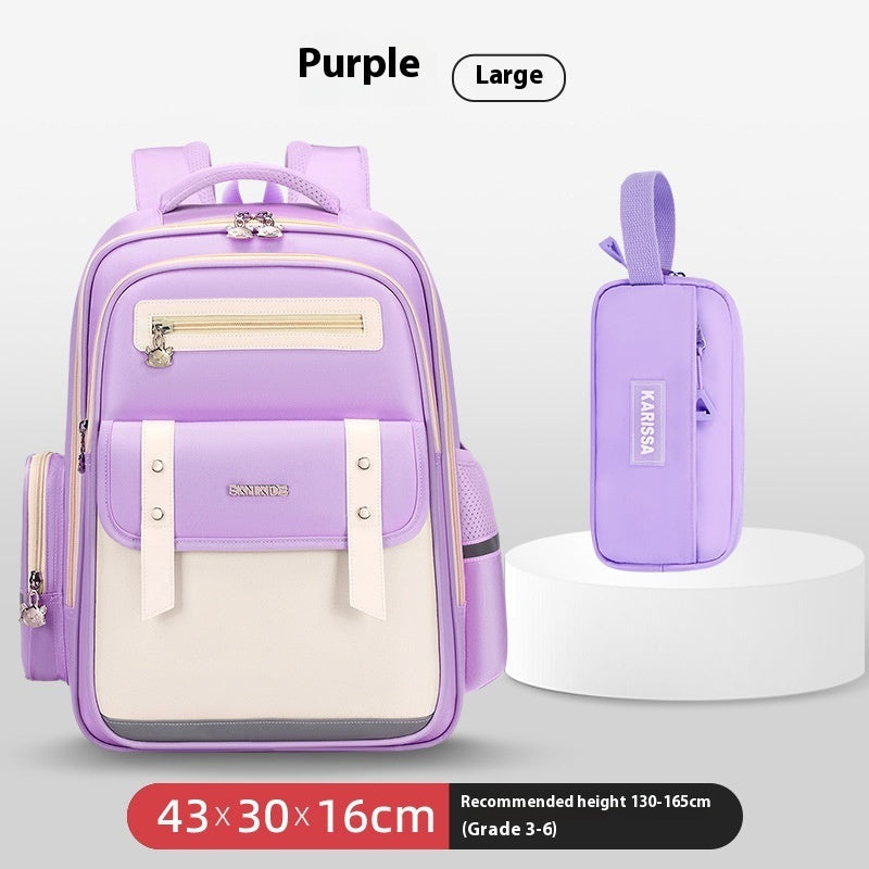 Mochila escolar de tela Oxford para niños de gran capacidad