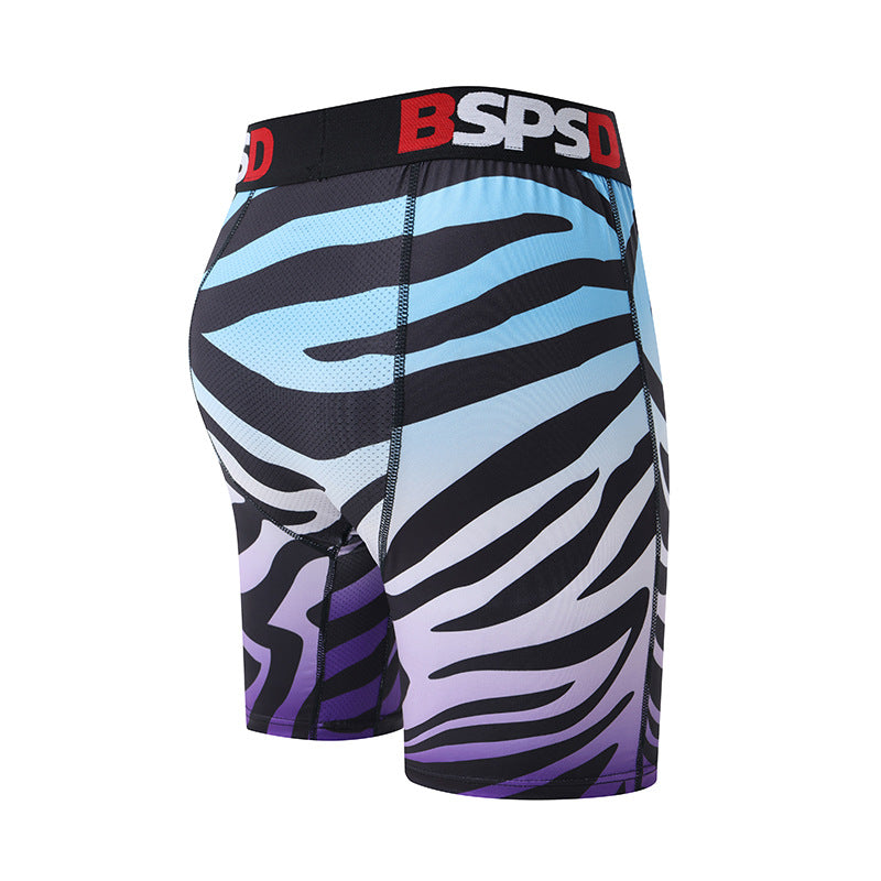 Calzoncillos bóxer con estampado digital para hombre, pantalones cortos casuales con personalidad