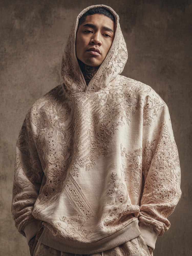 Sudadera holgada estampada