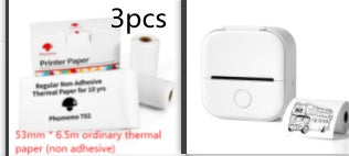 Mini impresora térmica portátil de etiquetas, impresora de fotos para el hogar, impresora de preguntas incorrectas para estudiantes, mini impresora de etiquetas compatible con Bluetooth, etiqueta de precio