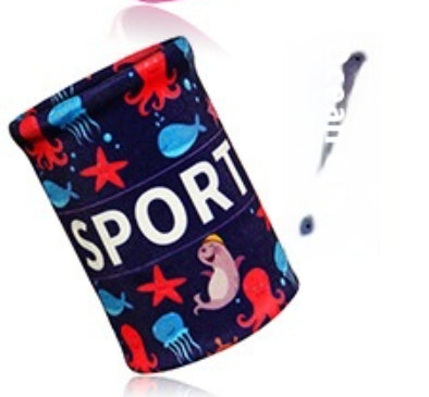 Muñequera deportiva elástica y absorbente del sudor.