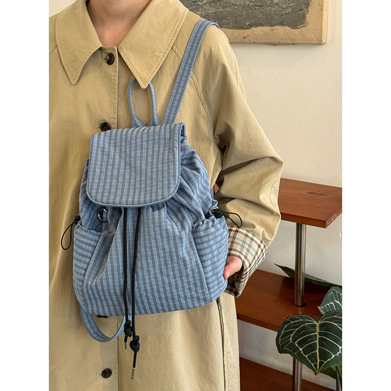 Mochila ligera de nailon estilo coreano para uso diario