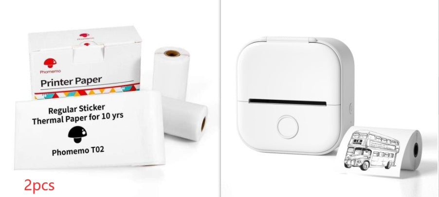 Mini impresora térmica portátil de etiquetas, impresora de fotos para el hogar, impresora de preguntas incorrectas para estudiantes, mini impresora de etiquetas compatible con Bluetooth, etiqueta de precio