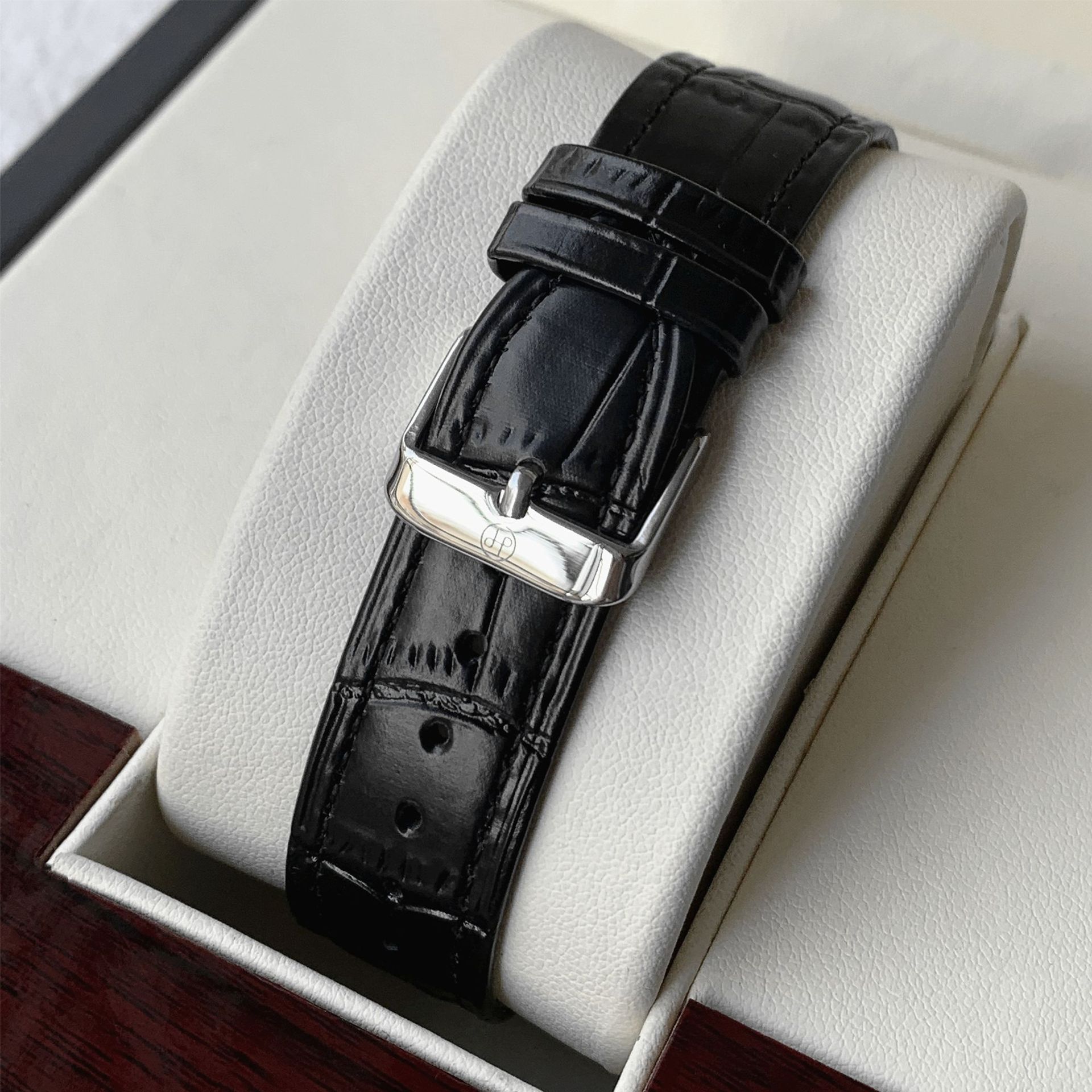 Reloj de negocios automático de cuarzo multifuncional impermeable para hombre