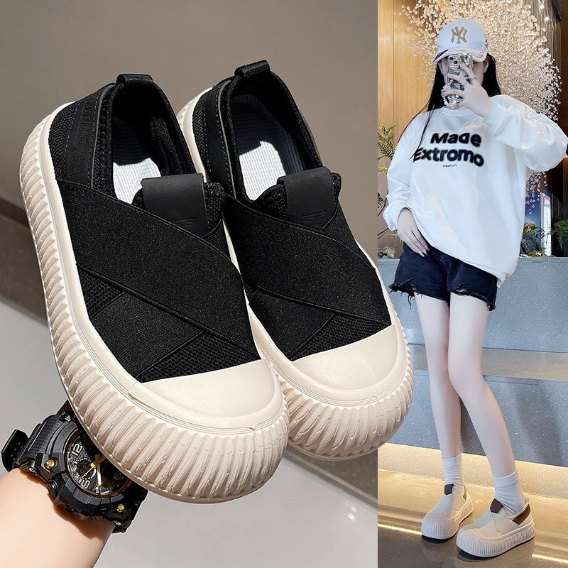Zapatillas deportivas informales transpirables retro para mujer