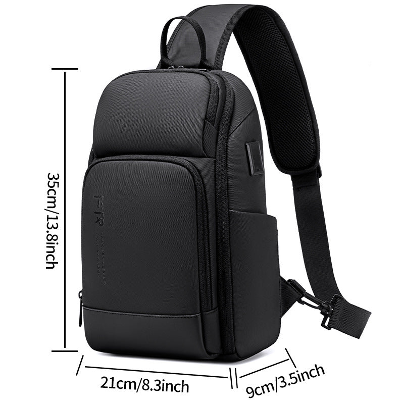 Bolso bandolera para hombre, multifuncional, deportivo, estilo urbano