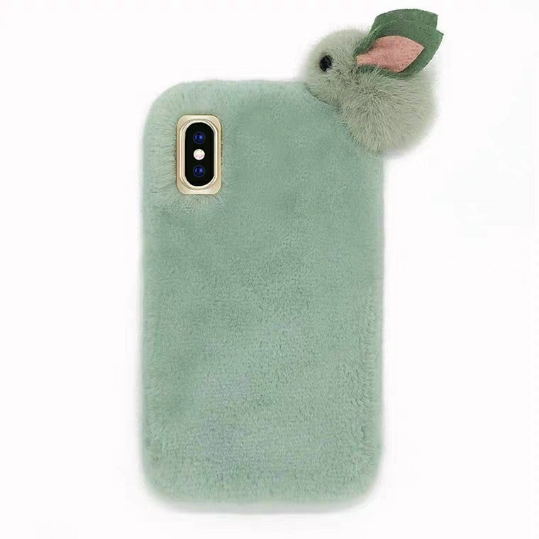 Funda de teléfono peluda