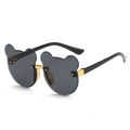 Gafas de sol para niños con orejas de gato y sin marco