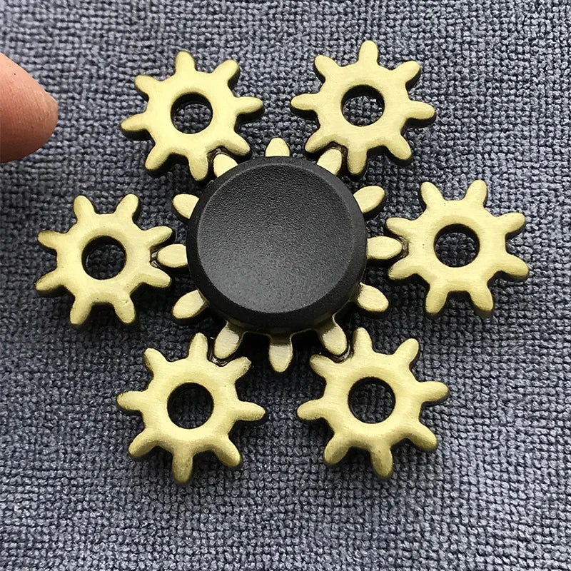 Bronze Color Metal Fidget Spinner R188 Mute Bearing Alloy Hand Spinner Stress Relief Decompression Toys for Kids Adult Gifts