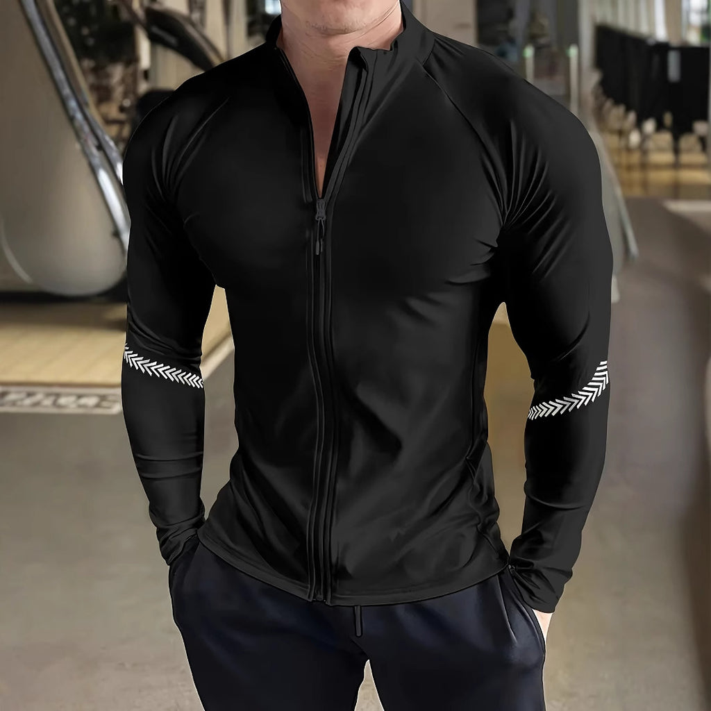 Chaqueta de manga larga ultra transpirable con protección UV para hombre
