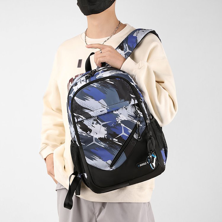 Conjunto de dos piezas para hombre: mochila y bolso de pecho