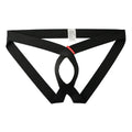 Mens Sexy Hollowed-out Personalized Briefs Stylish No-pull T-back Thongs For A Bold Modern Look