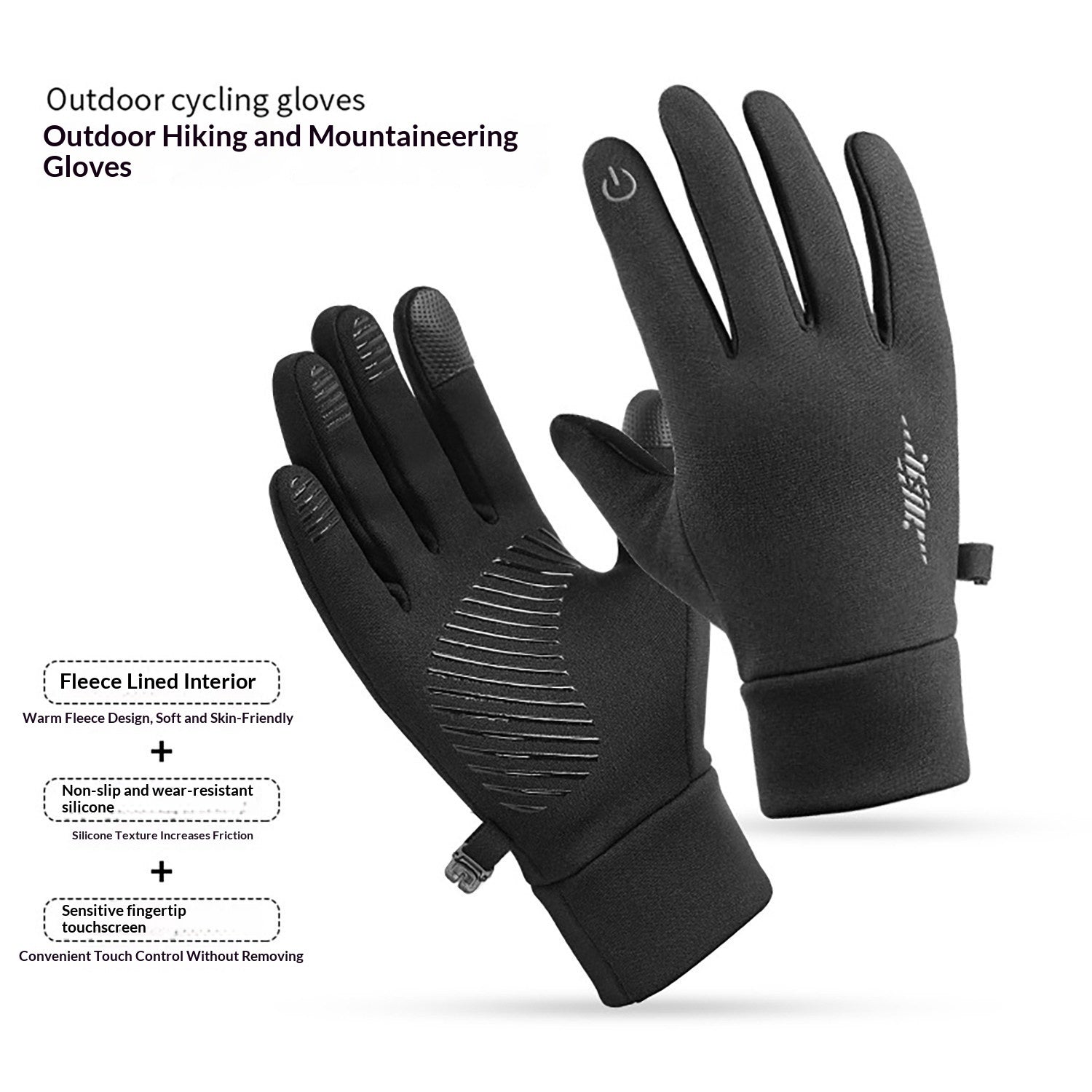 Guantes térmicos para ciclismo de invierno para hombre y mujer