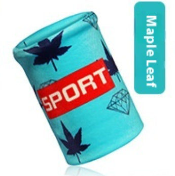 Muñequera deportiva elástica y absorbente del sudor.